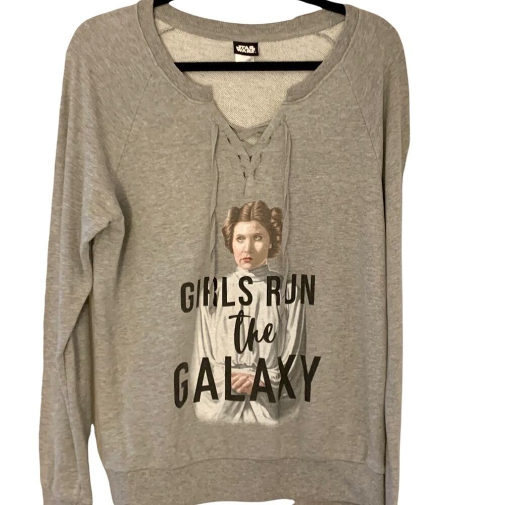 Star Wars Princess Leia Girls Run the Galaxy sweatshirt